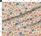 Cottagecore Garden Floral Botanical Traditional Classic Girly Block Print Pink Peach Yellow Blue Green Large Scale Modern Farmhouse Prairie Custom Printed Fabric by Spoonflower Various Fabrics by the Yard or Fat Quarter